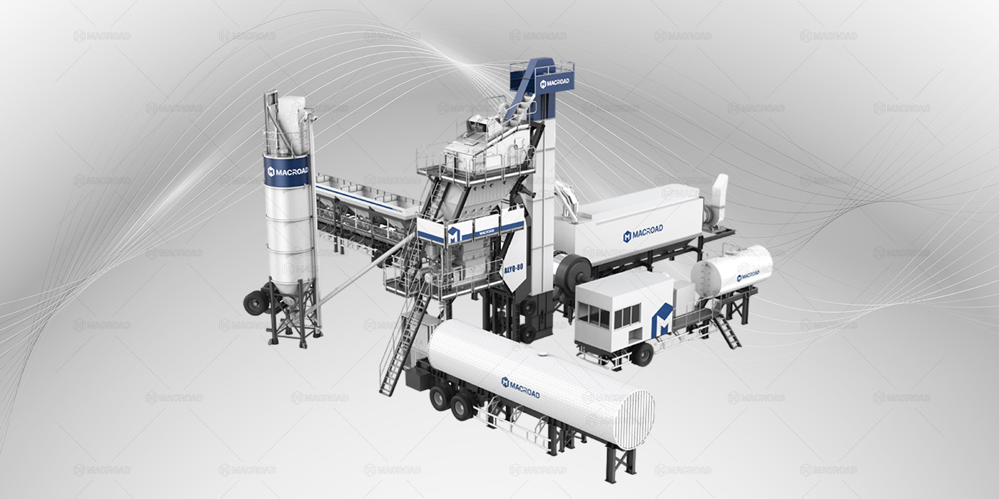 mobile asphalt batch mixing plant components and functions