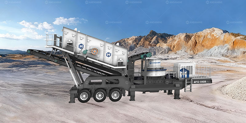 mobile sand crushing plant for sale in Indonesia