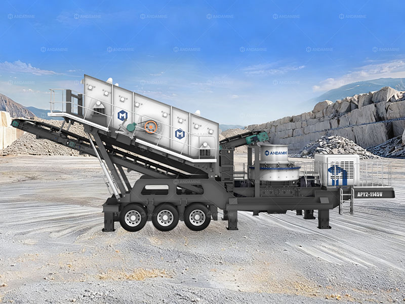 mobile sand making crushing plant for sale in Indonesia