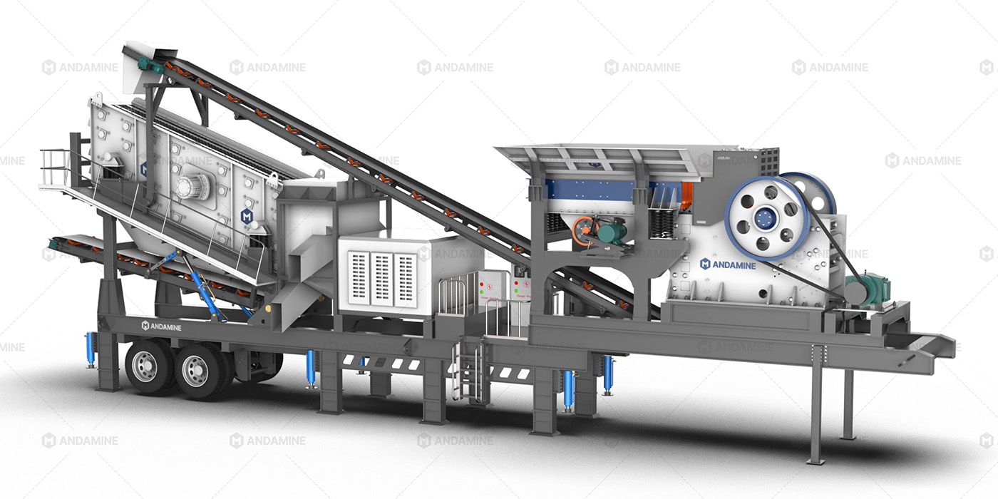 100TPH Mobile Granite Crushing Machinery – 3-in-1 Jaw Crusher for On-Site Aggregate Production