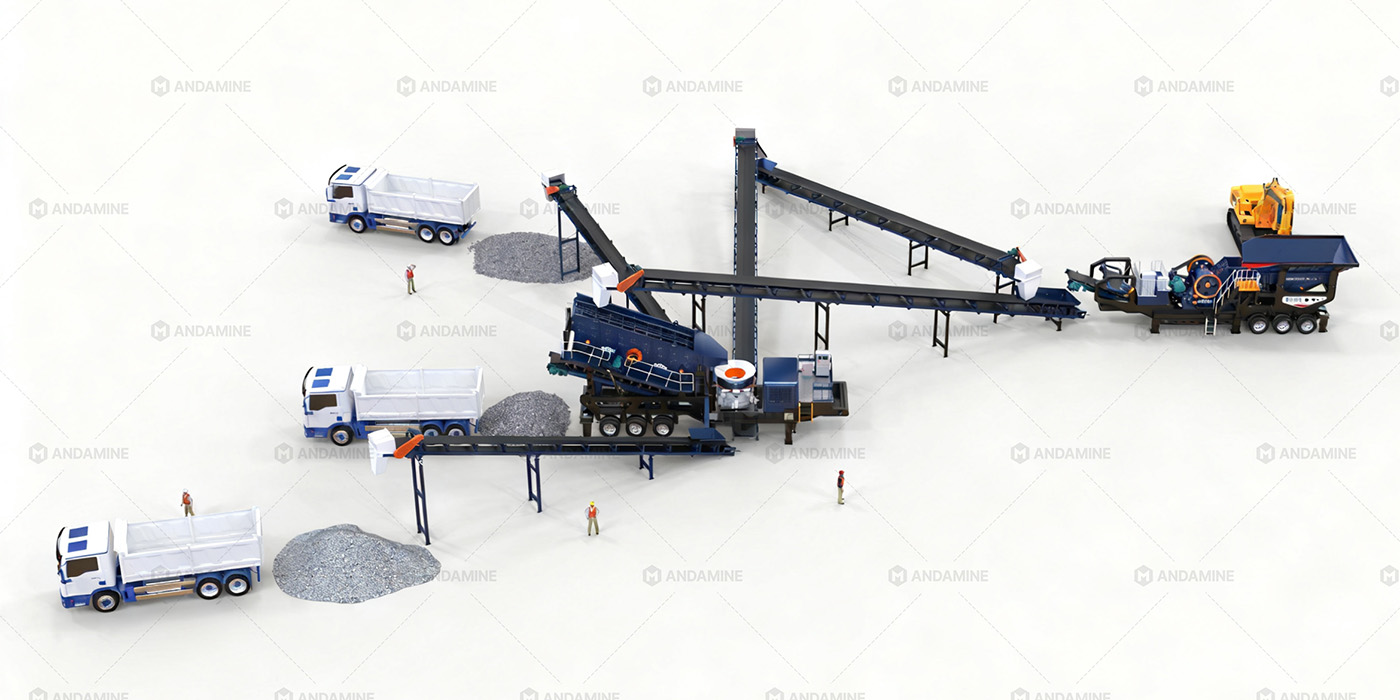 120TPH Portable Granite Crusher for Sale – Jaw + Cone Crushing for Urban Project Aggregates