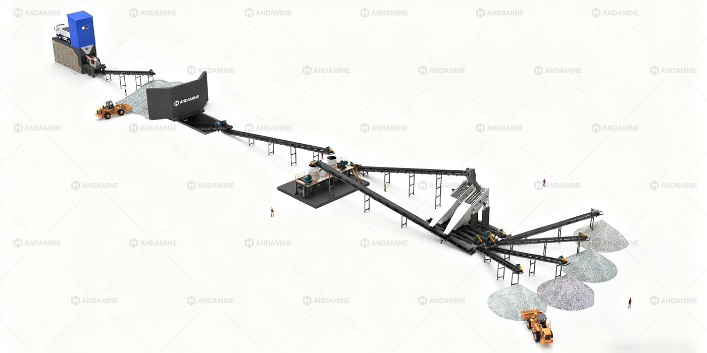 200TPH Stationary Granite Crusher Plant – Hydraulic Cone Line for Highway Concrete & Asphalt