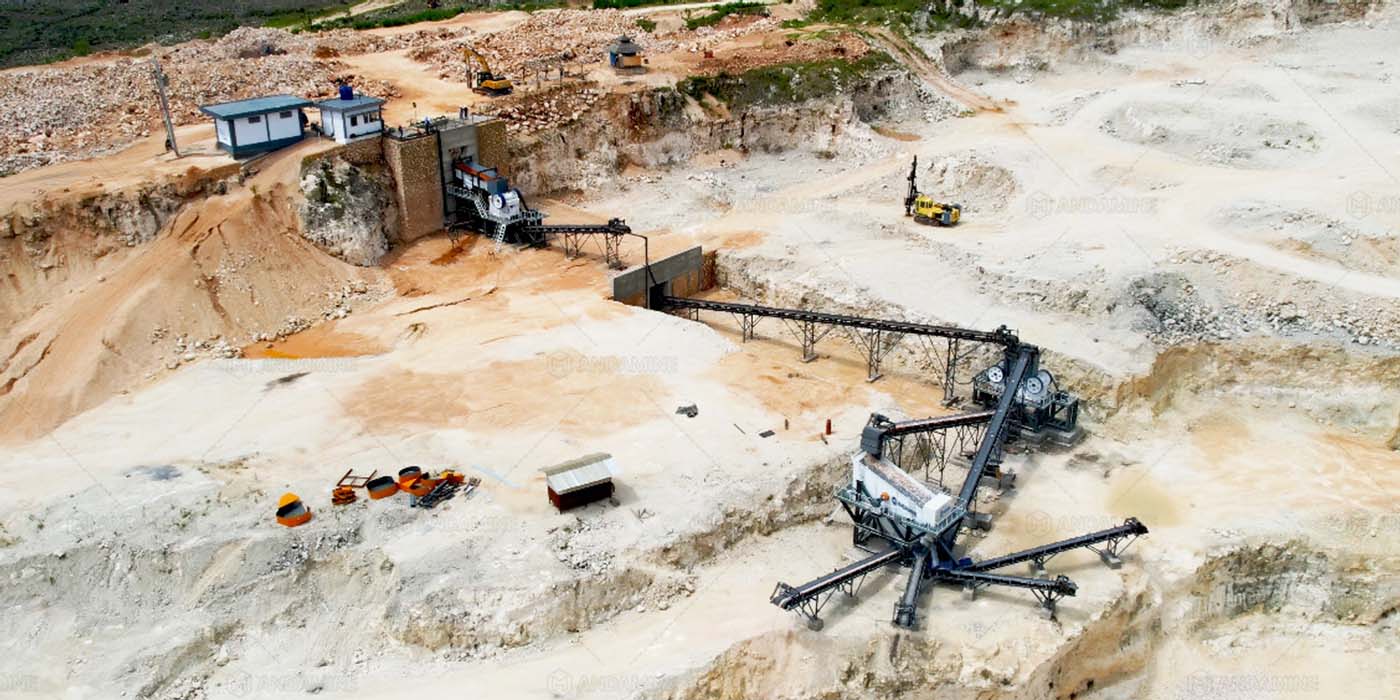 200tph limestone stationary jaw crushing and screening solution for sale in Indonesia