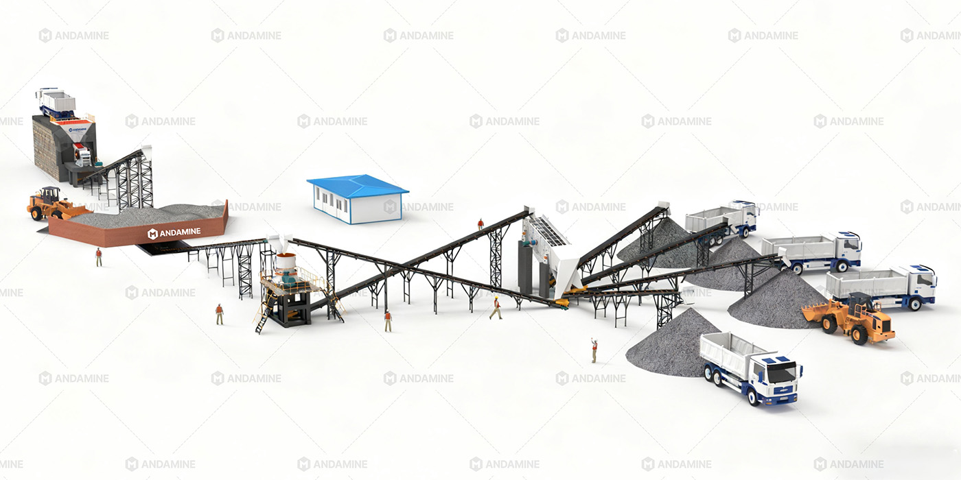 250TPH Stationary Granite Crusher Plant – Commercial Aggregate Output for Urban Infrastructure