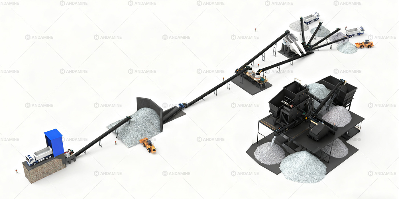 300TPH Stationary Granite Stone Crusher for Sale – Dual Cone Crushing for Concrete & Pavement