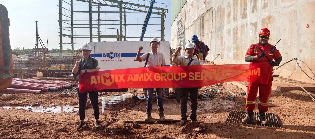 30cbm trailer concrete pump harga for house in Dumai, Indonesia