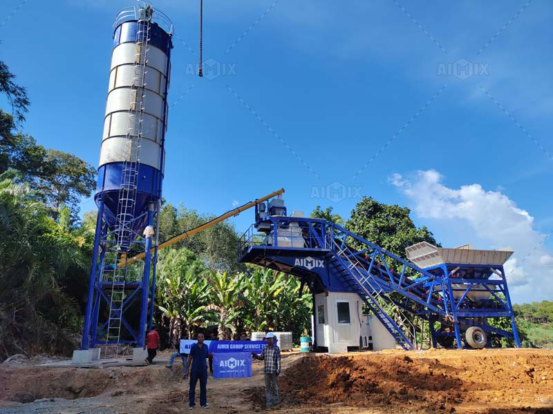 35 m³ mobile batching plant harga