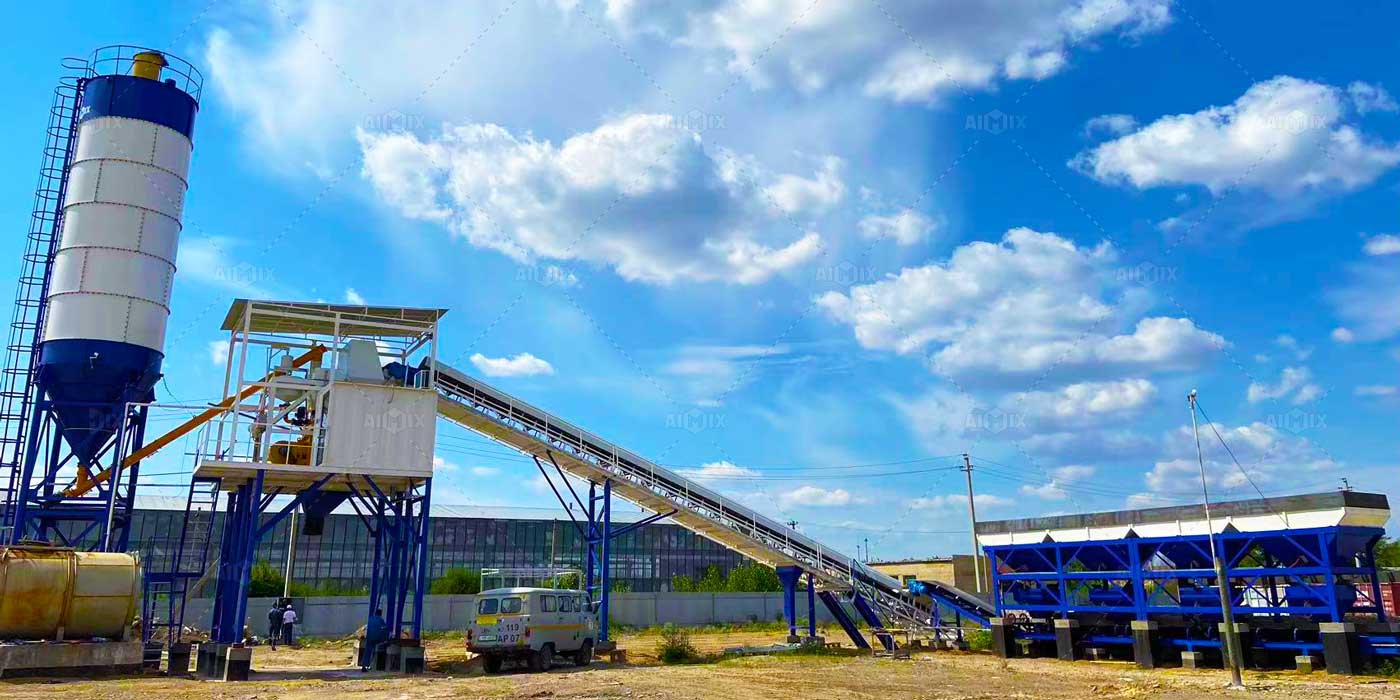 60 cubic meter concrete batching plant for sale