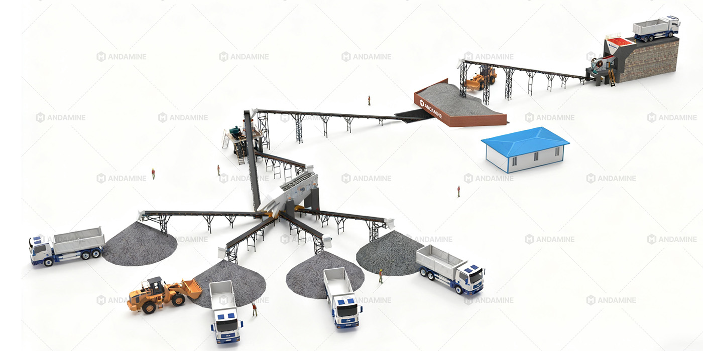 80TPH Stationary Granite Cone Crusher Plant for Infrastructure Fill