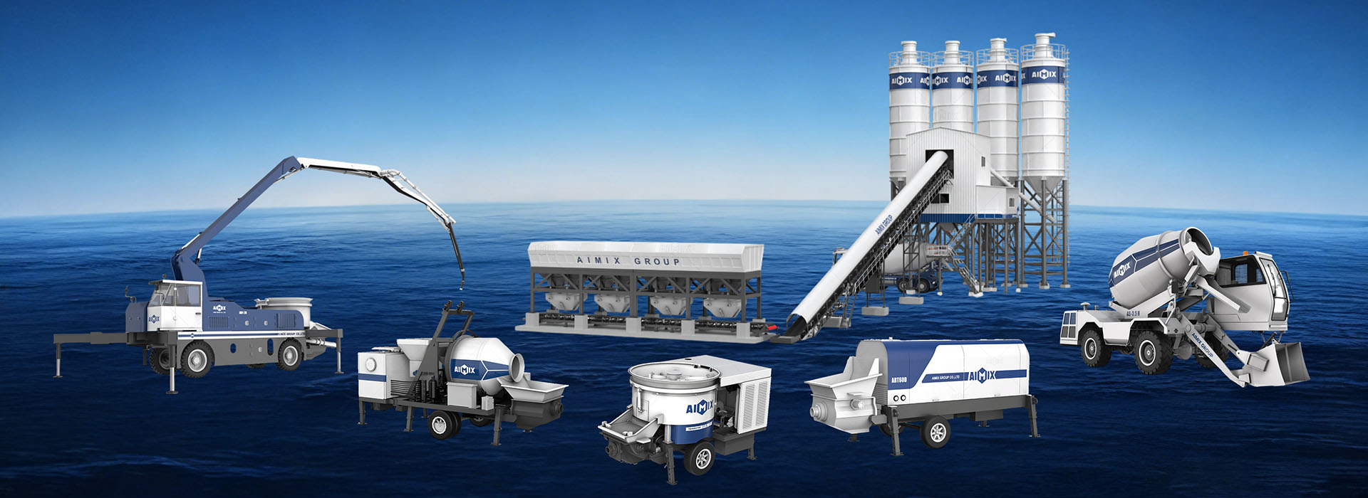 AIMIX Concrete Construction Machinery in Indonesia