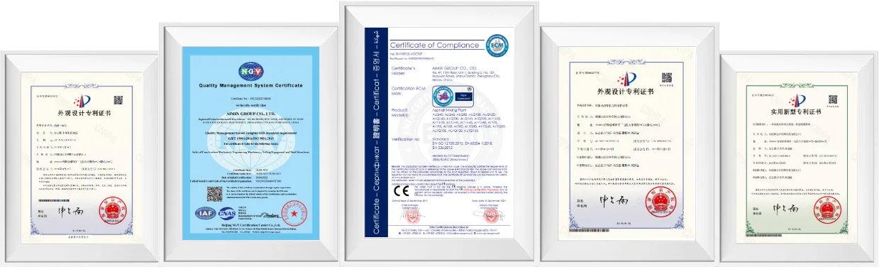 Asphalt Plant Patent certification