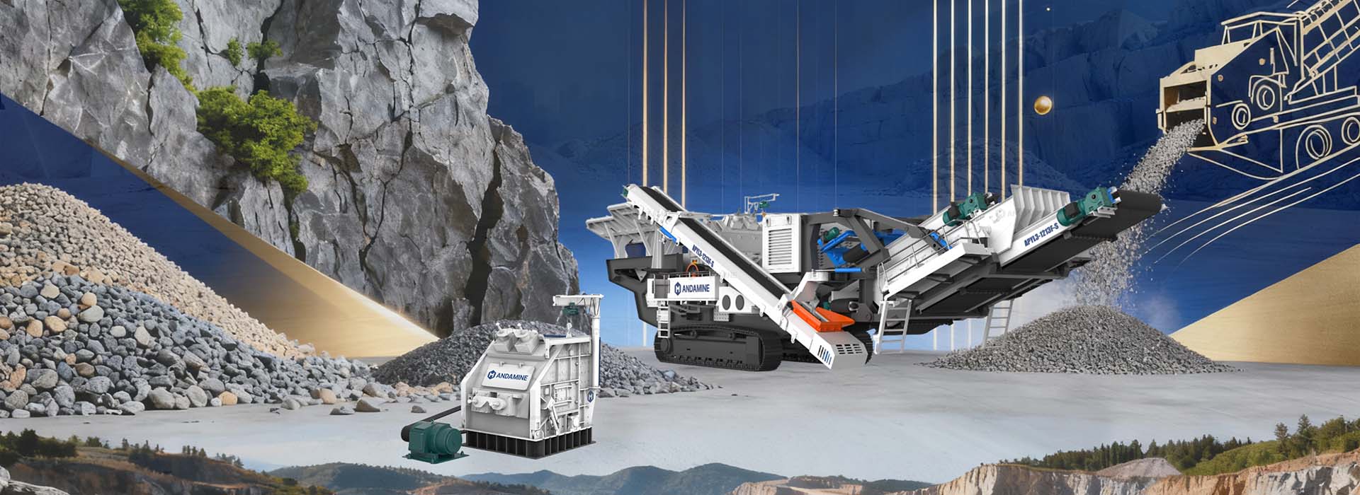 andamine impact crushing machine for sale Indonesia