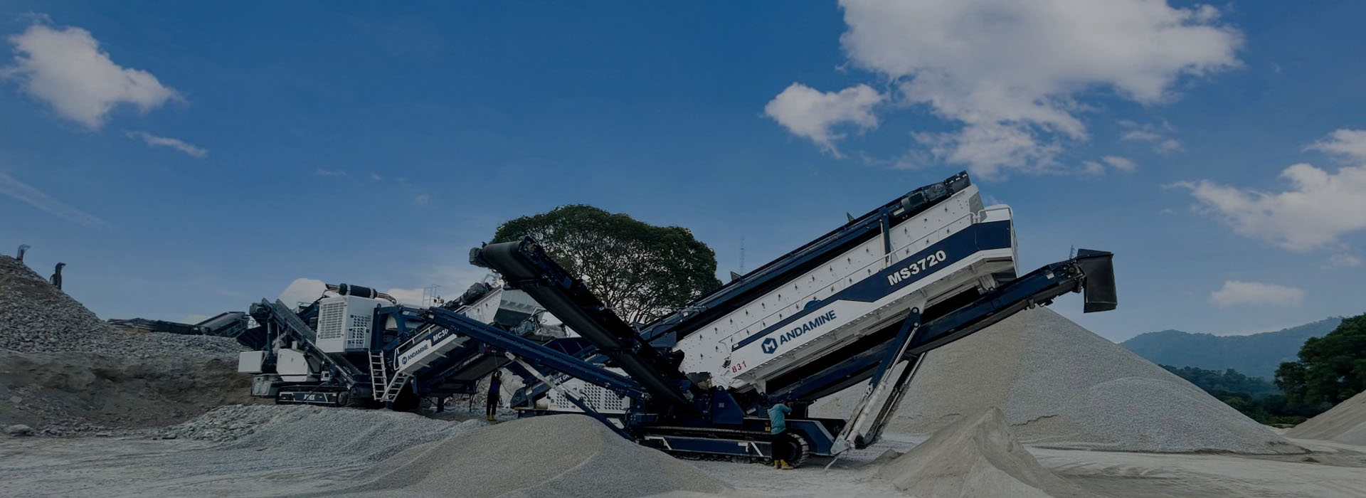 crawler mobile aggregate crushing plant for sale in Indonesia