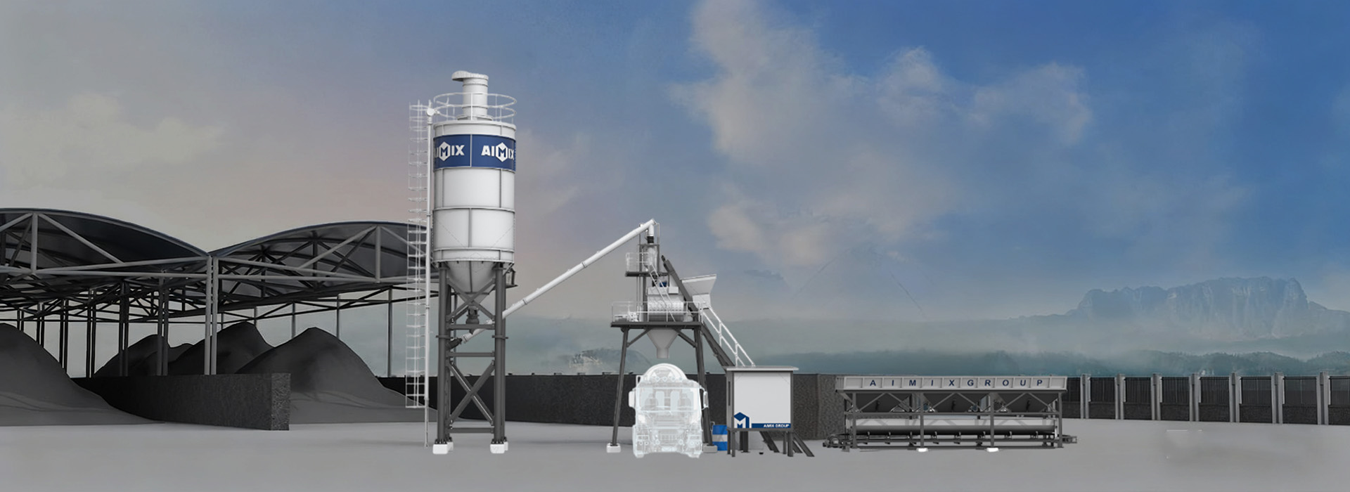 mini batching plant for sale Indonesia banner