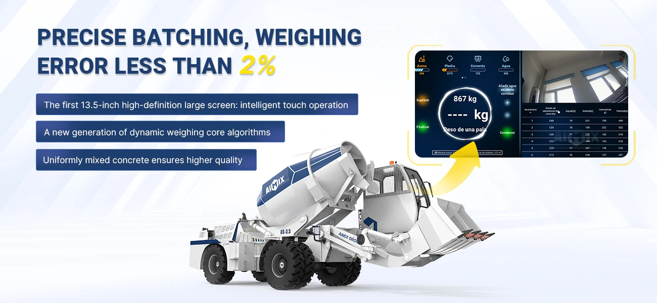 self loading mixer user manual aimix in Indonesia