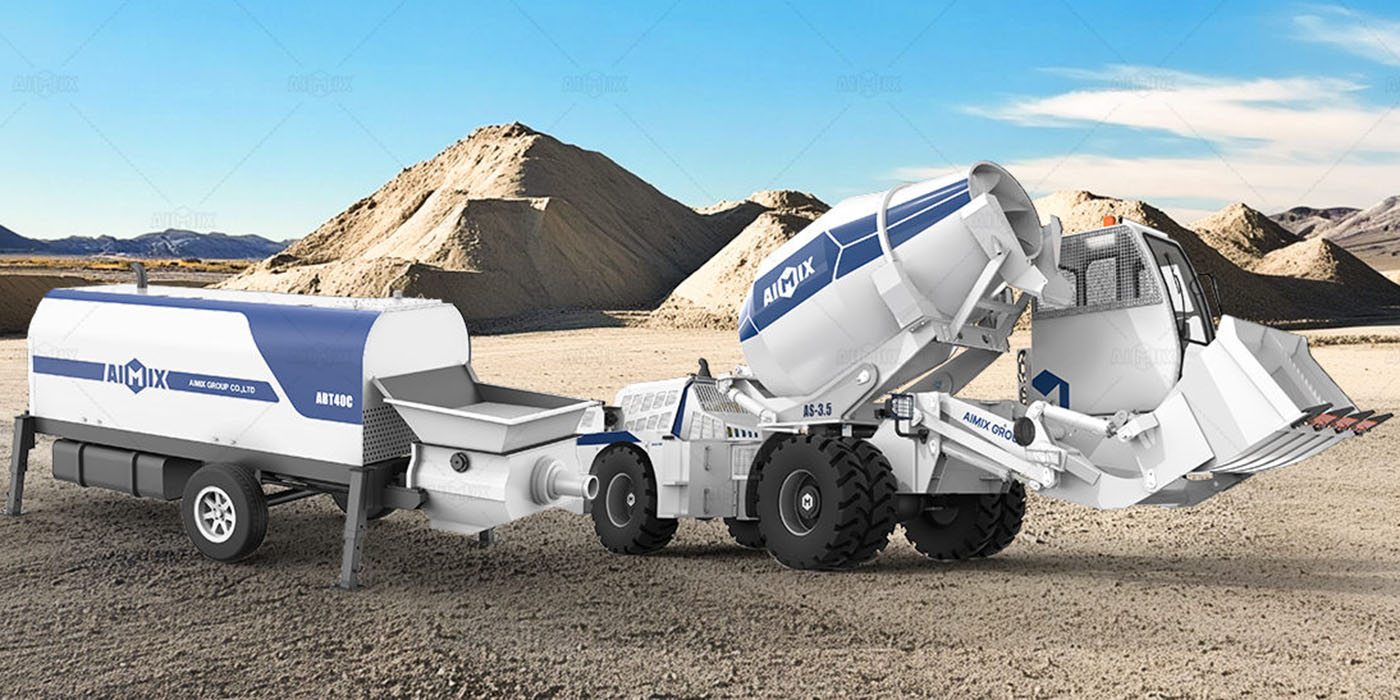 self mixer with trailer pump solution in Indonesia