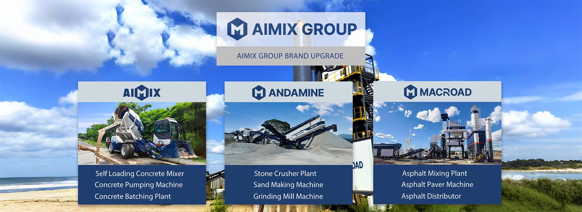 New AIMIX GROUP BRAND UPGRADE - AIMIX, ANDAMINE, MACROAD