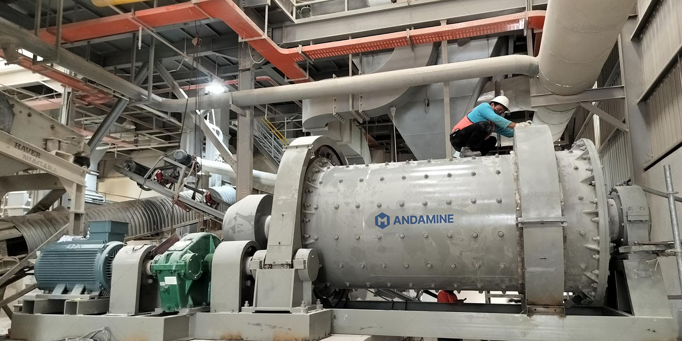andamine rod mill for cement plant in Indonesia