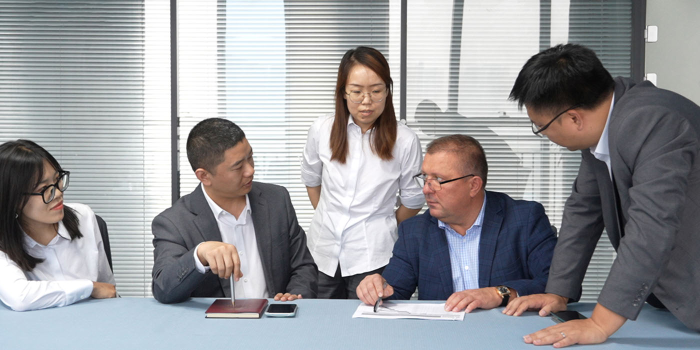 we make a discussion about the business contract at aimix