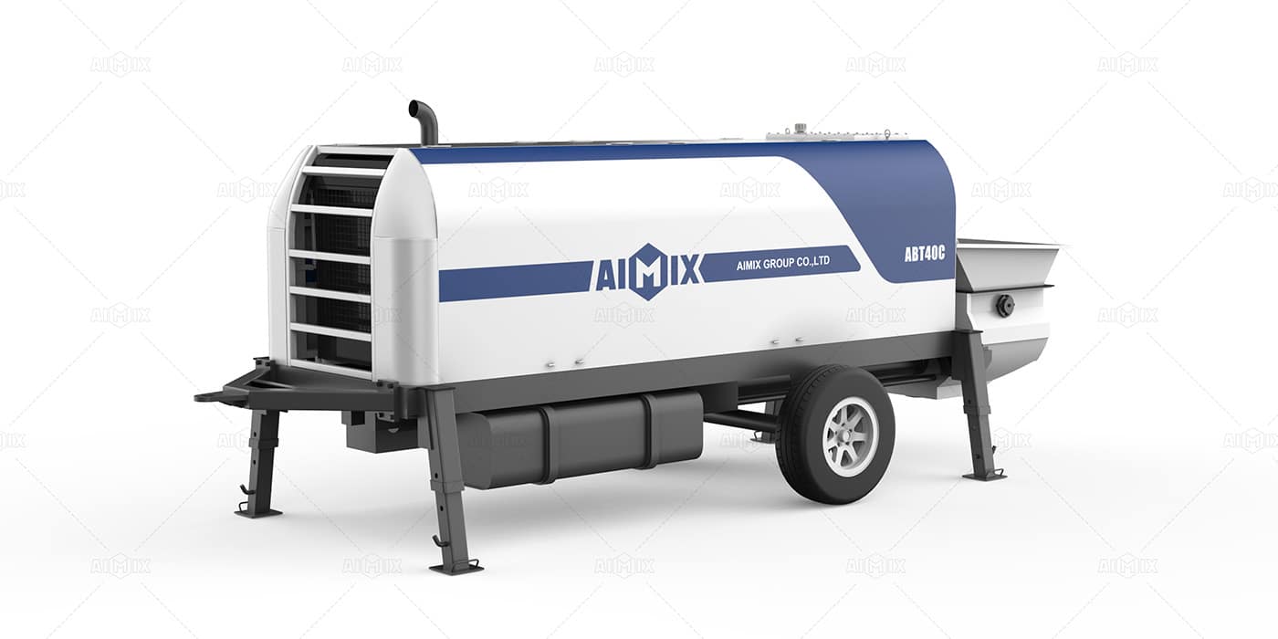 ABT40C diesel pumpa kodok beton standara di Indonesia