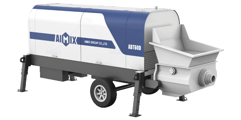 ABT60D stationary concrete pump electric for sale di Indonesia