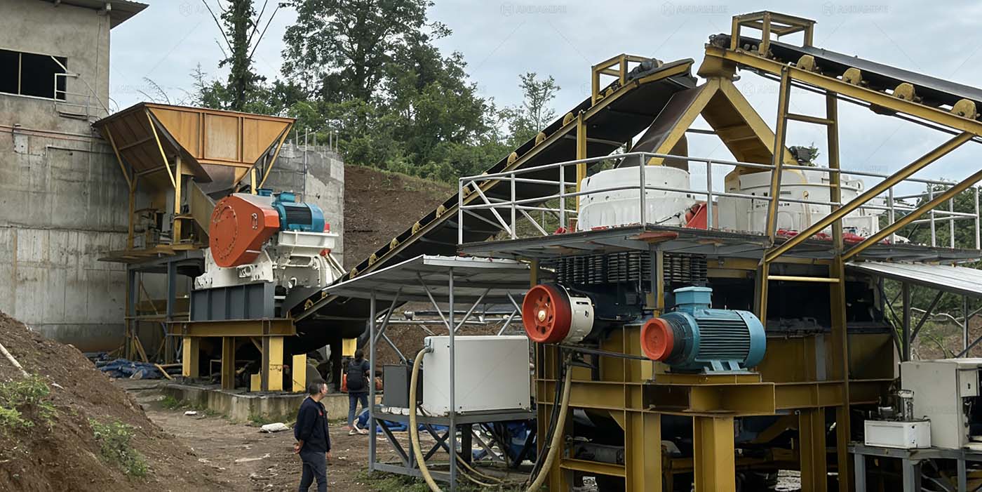 Friendly After-Sales Visit to an Aggregate Crushing Plant in Indonesia