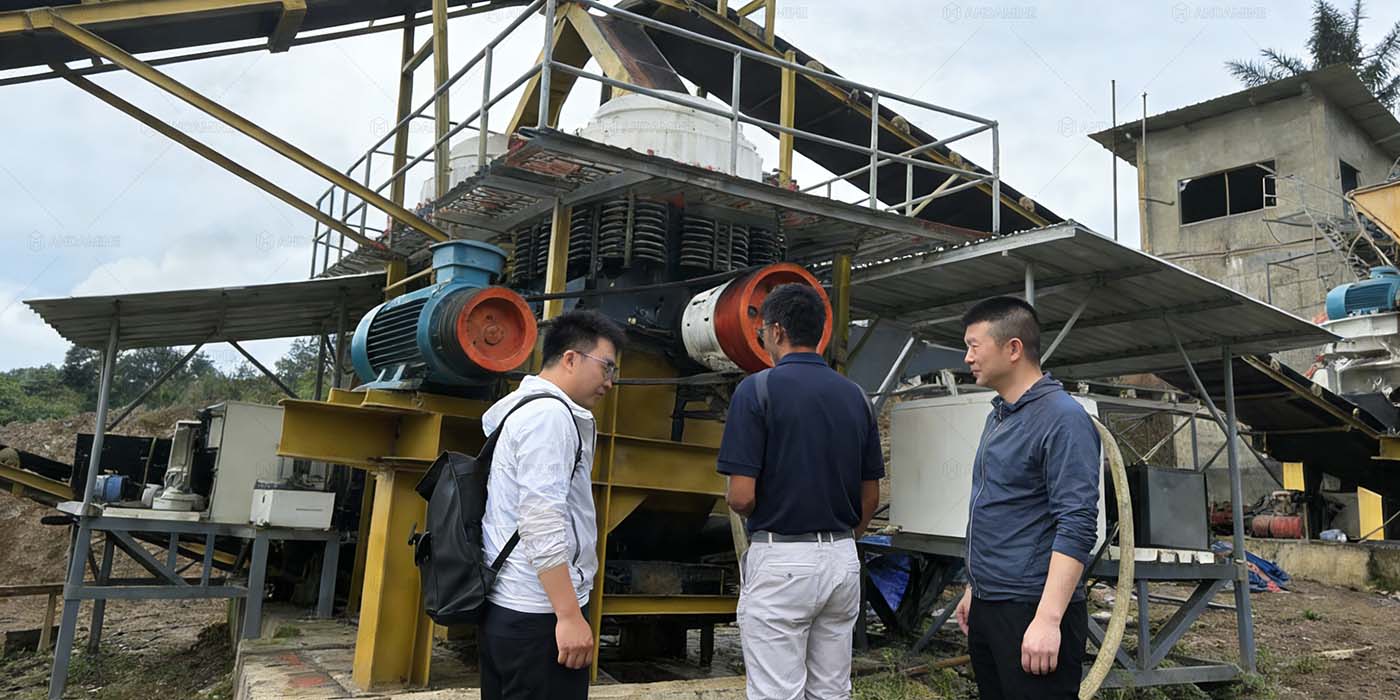 Proactive After-Sales Visit to an Aggregate Crushing Plant in Indonesia