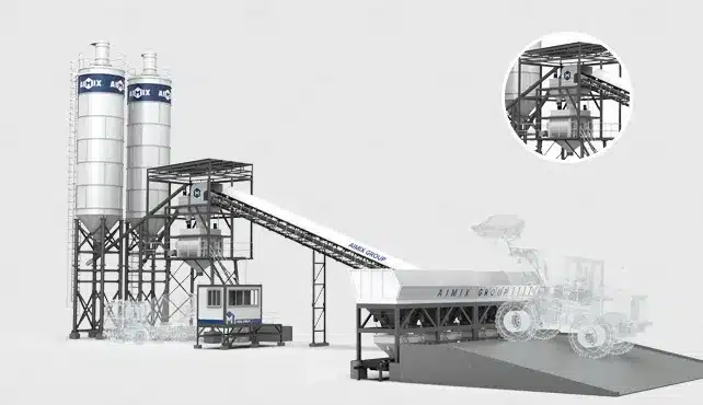 what is a wet mix type batching plant machine