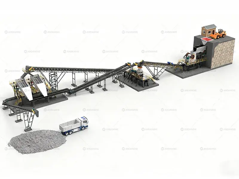 Solusi mesin penghancur bijih emas 200 TPH di Indonesia
