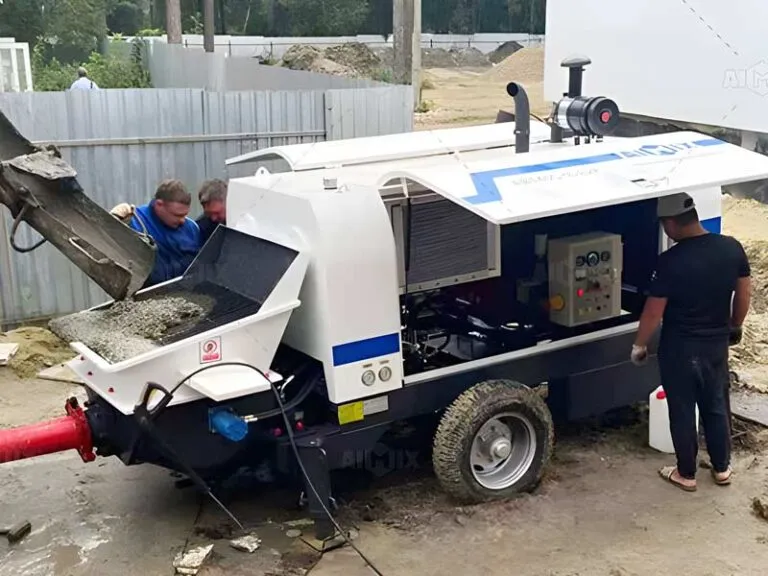 ABT40C diesel concrete pump for Bridge Building in Malaysia