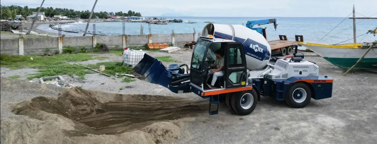 AS-3.5 self loading mixer for operation in the Philippines