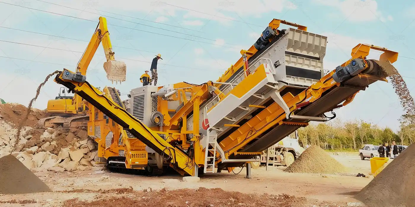 Wheel Type Mobile Sand Making Machine Solution in Indonesia