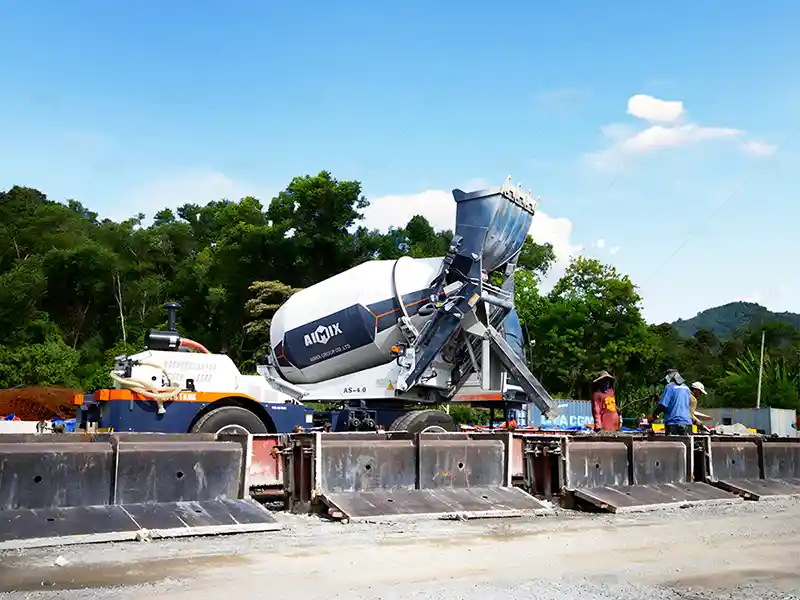 harga mixer beton self loading for precast concrete production elements in Indonesia