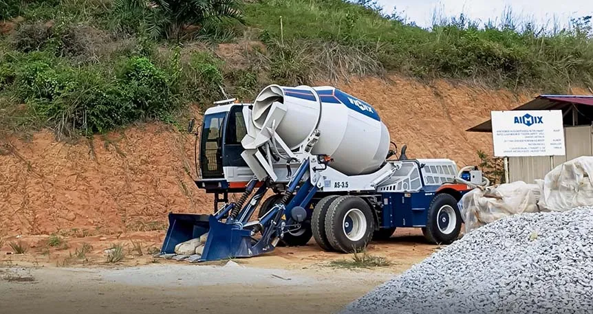 self loading mixer di Indonesia for water construction in Indonesia