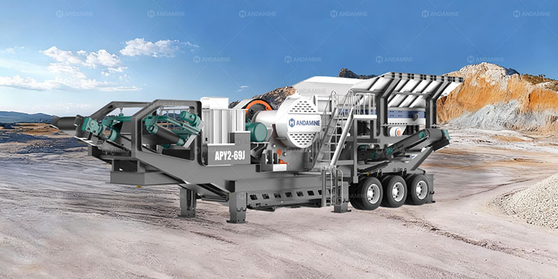 APY2 Mobile Jaw Crusher Machine for sale in Indonesia