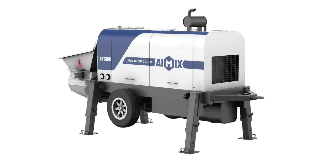 ABT30C small concrete pumper machine for sale in Indonesia