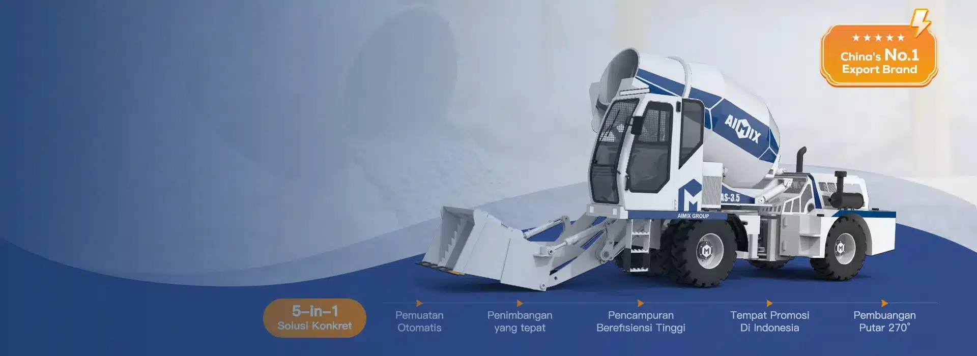 Apa Di Mixer Beton Self Loading di Indonesia