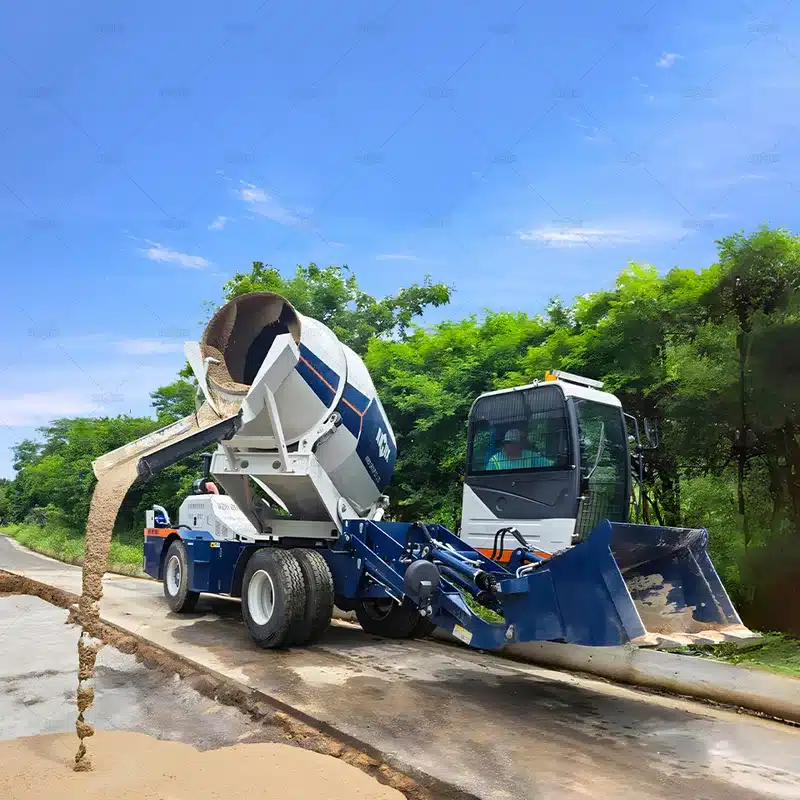 What Are the Main Functions of a Self Loading Concrete Mixer