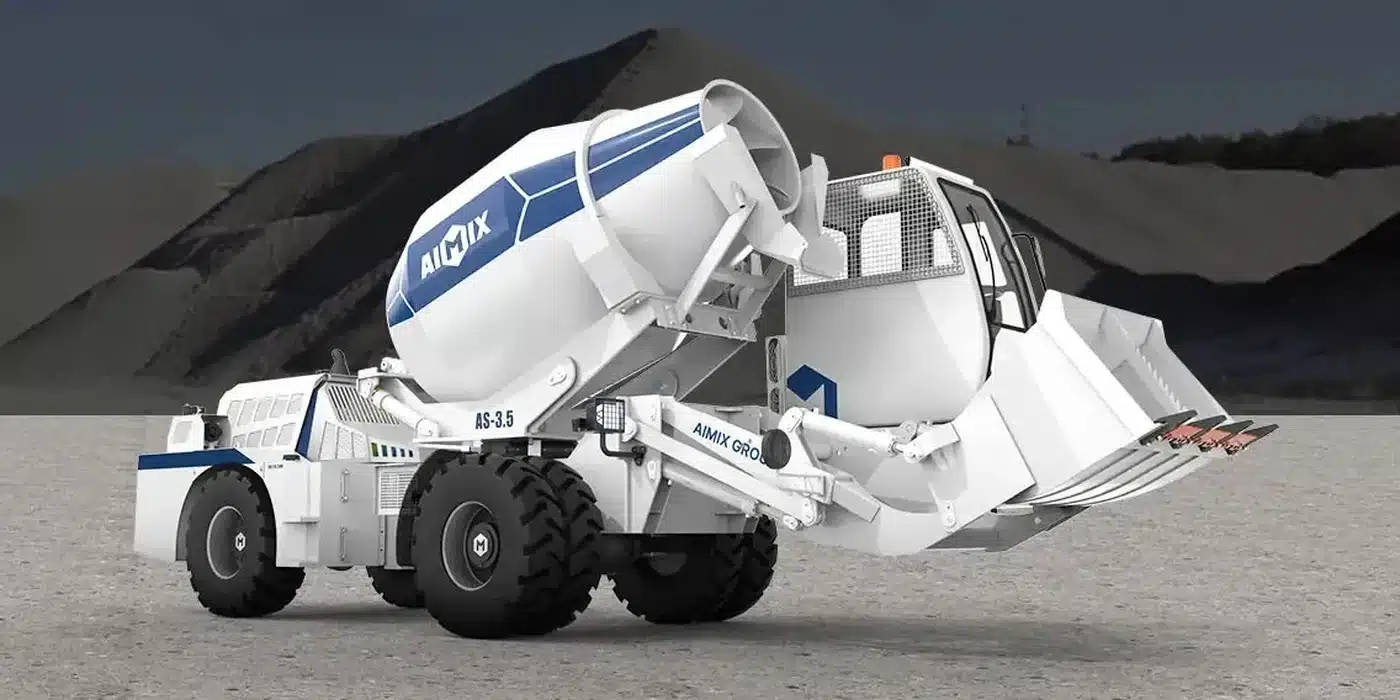 self loading mobile concrete mixer alternative to small concrete plant in Indonesia