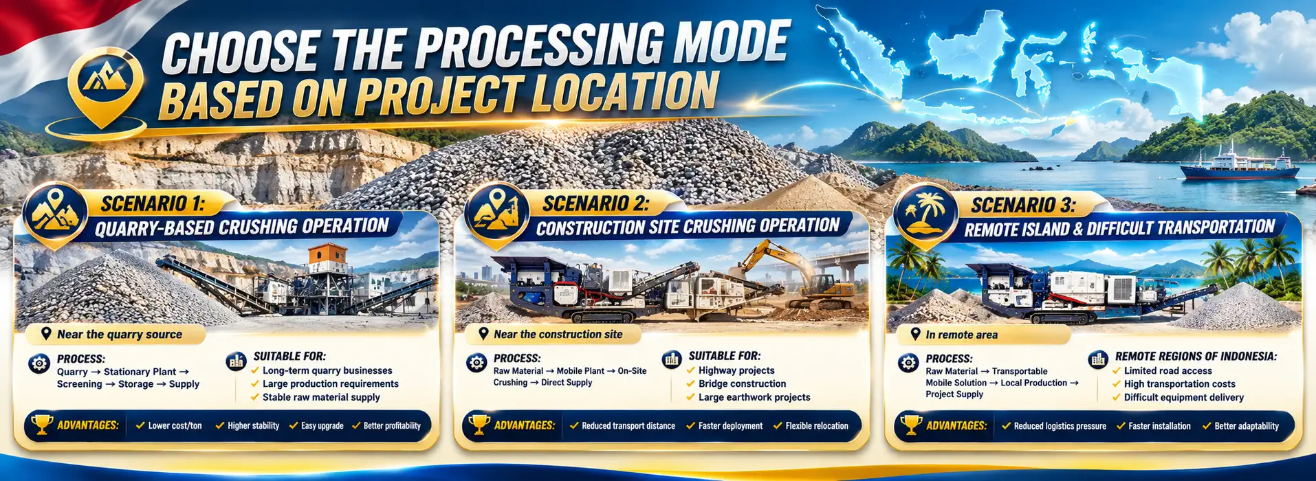Choose the Processing Mode Based on Project Location