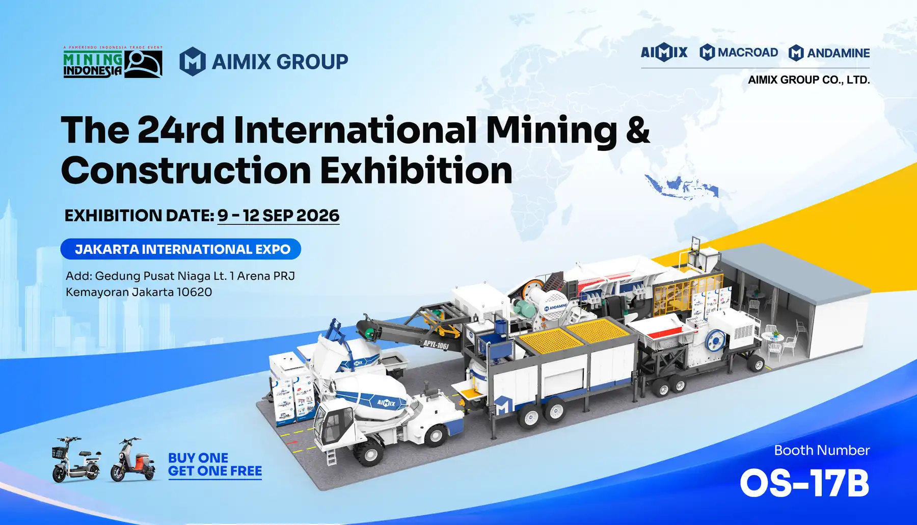PT. AIMIX GROUP INDONESIA Participate in the 24th International Mining Construction Exhibition