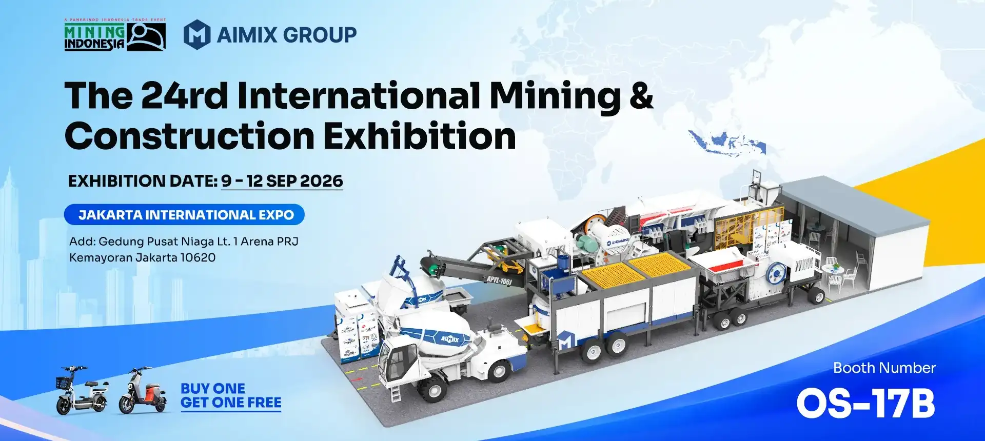 The 24th International Mining Construction Exhibition PT. AIMIX GROUP INDONESIA