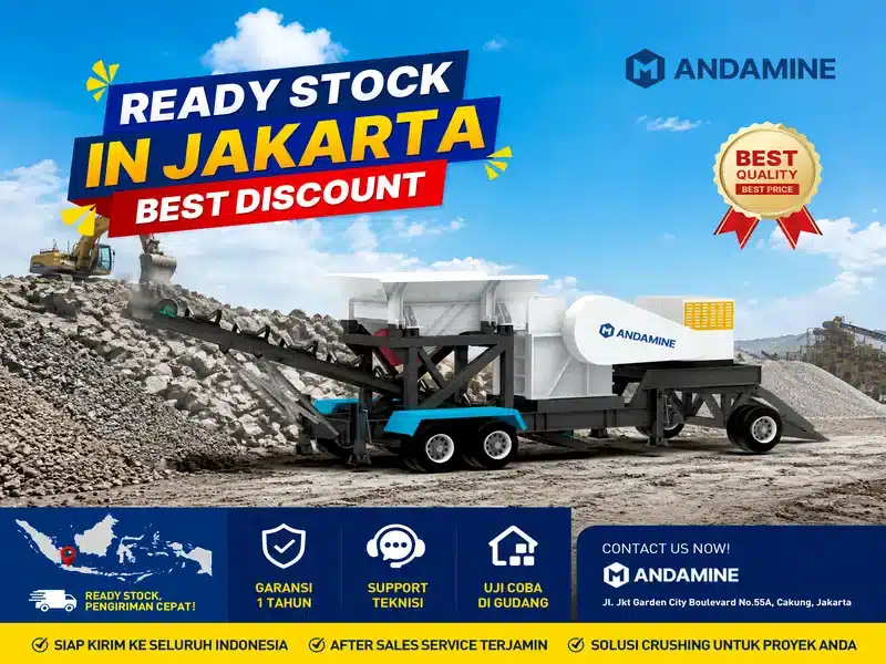 small portable mobile jaw crusher are ready stocked in Jakarta