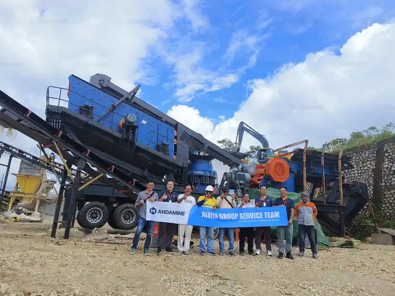 Mesin Penghancur Batu Granit Bergerak 100 TPH Jawa Barat (Model APY4‑57110S)