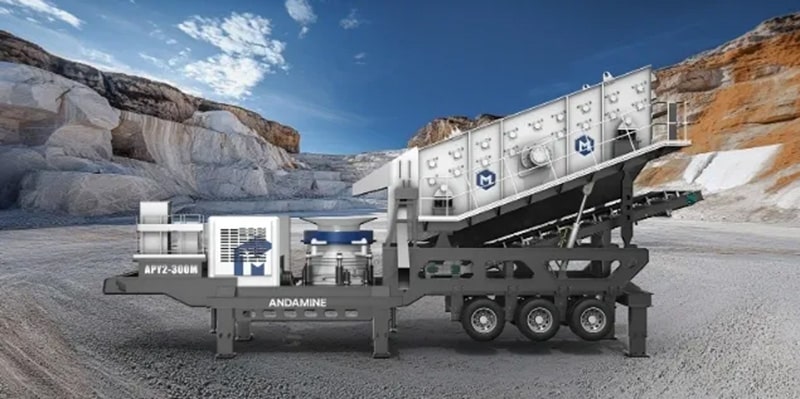 2-in-1 APY2 Mobile Limestone Jaw Crusher Machine for sale in Indonesia