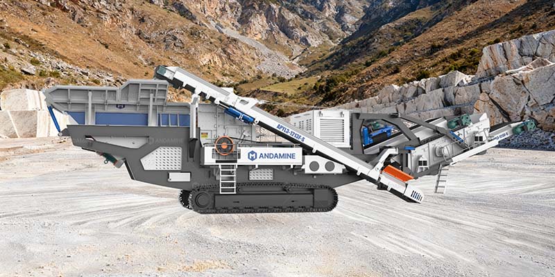 APL series crawler mobile impact crusher plant for sale in Indonesia