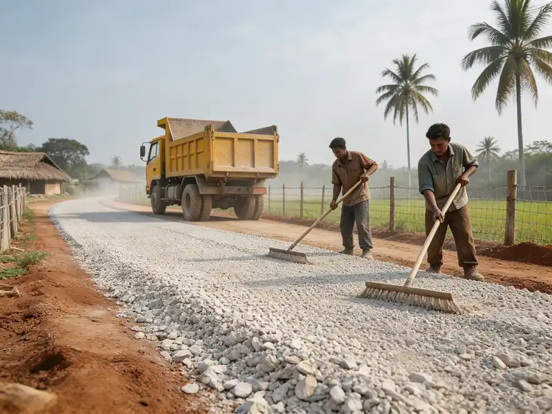 Limestone Aggregate for Road Base and Sub-Base
