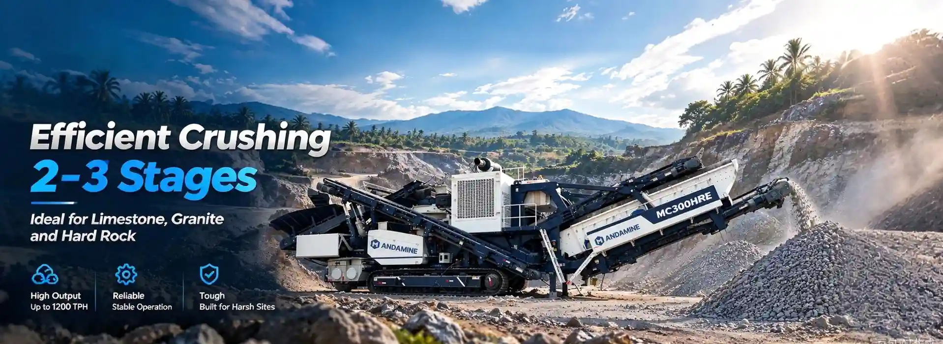 efficient cone crusher plant for sale in Indonesia