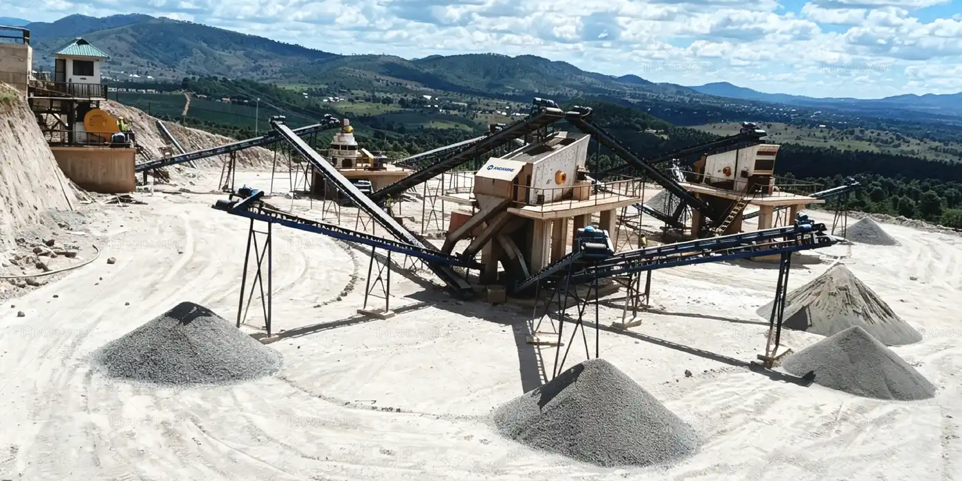 120tph fixed crushing plant in Indonesia