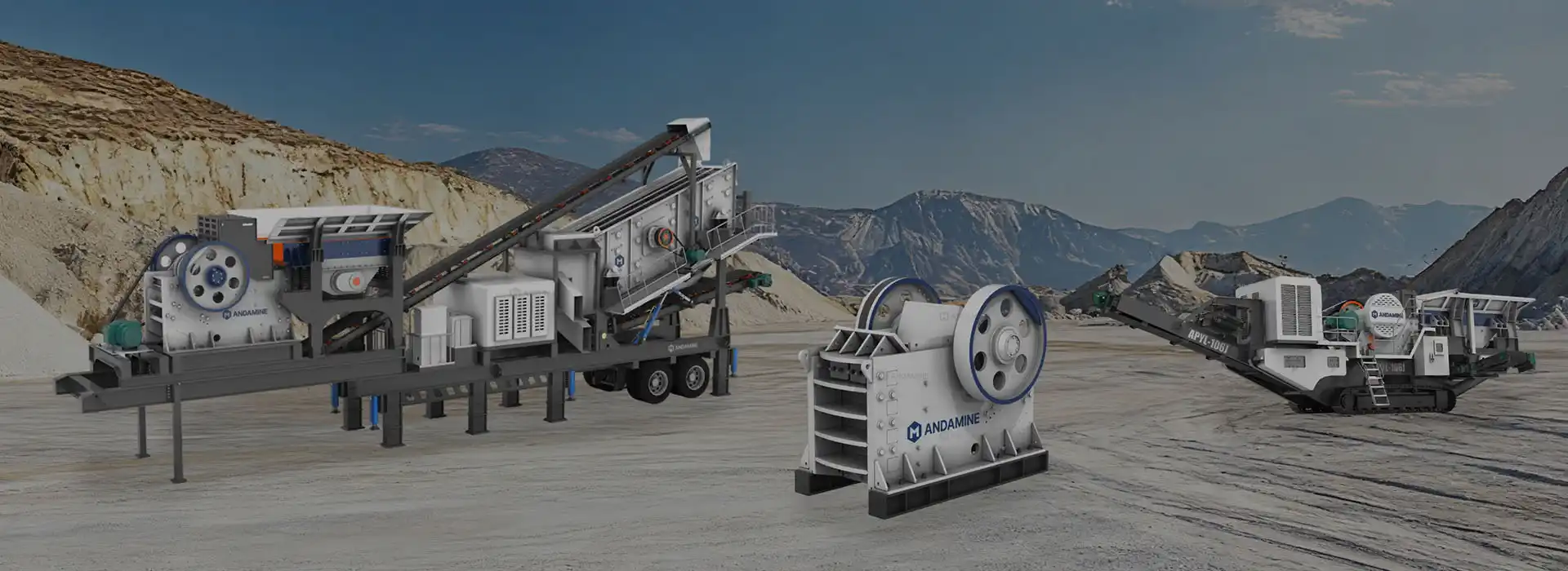 andamine jaw crusher machine for sale in Indonesia